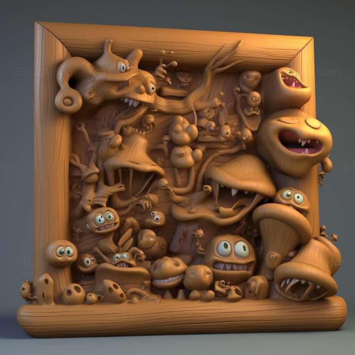 Games (Worms Rumble 1, GAMES_1649) 3D models for cnc